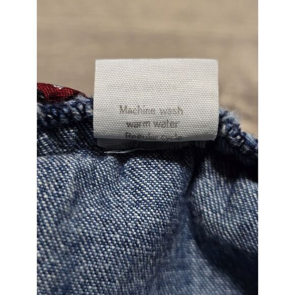 Vintage Sasson Paris Women's Denim Blue Jean Long Skirt Size‎ 10 - Picture 10 of 11